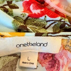 Onetheland Floral Print Dress